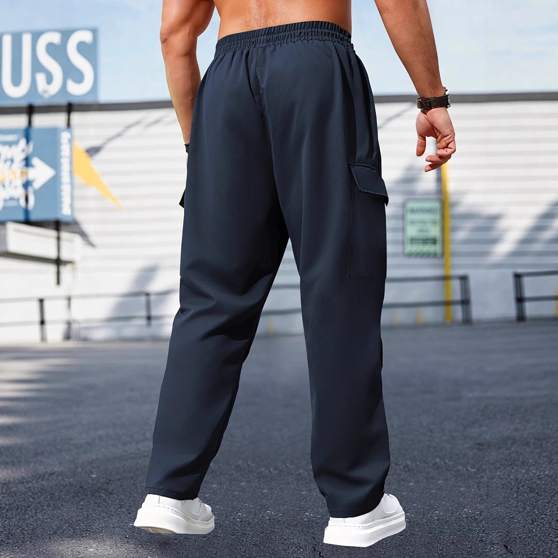 Breathable Cargo Pants For Men by GJG Denim