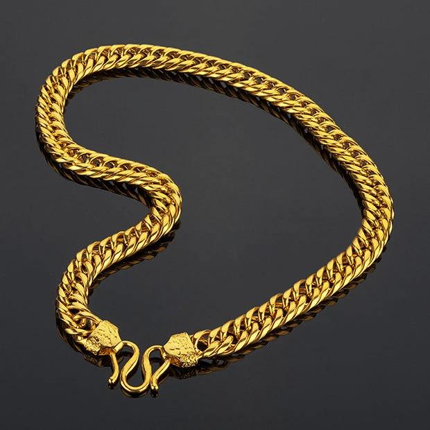 Men's Gold Necklace by GJG Denim