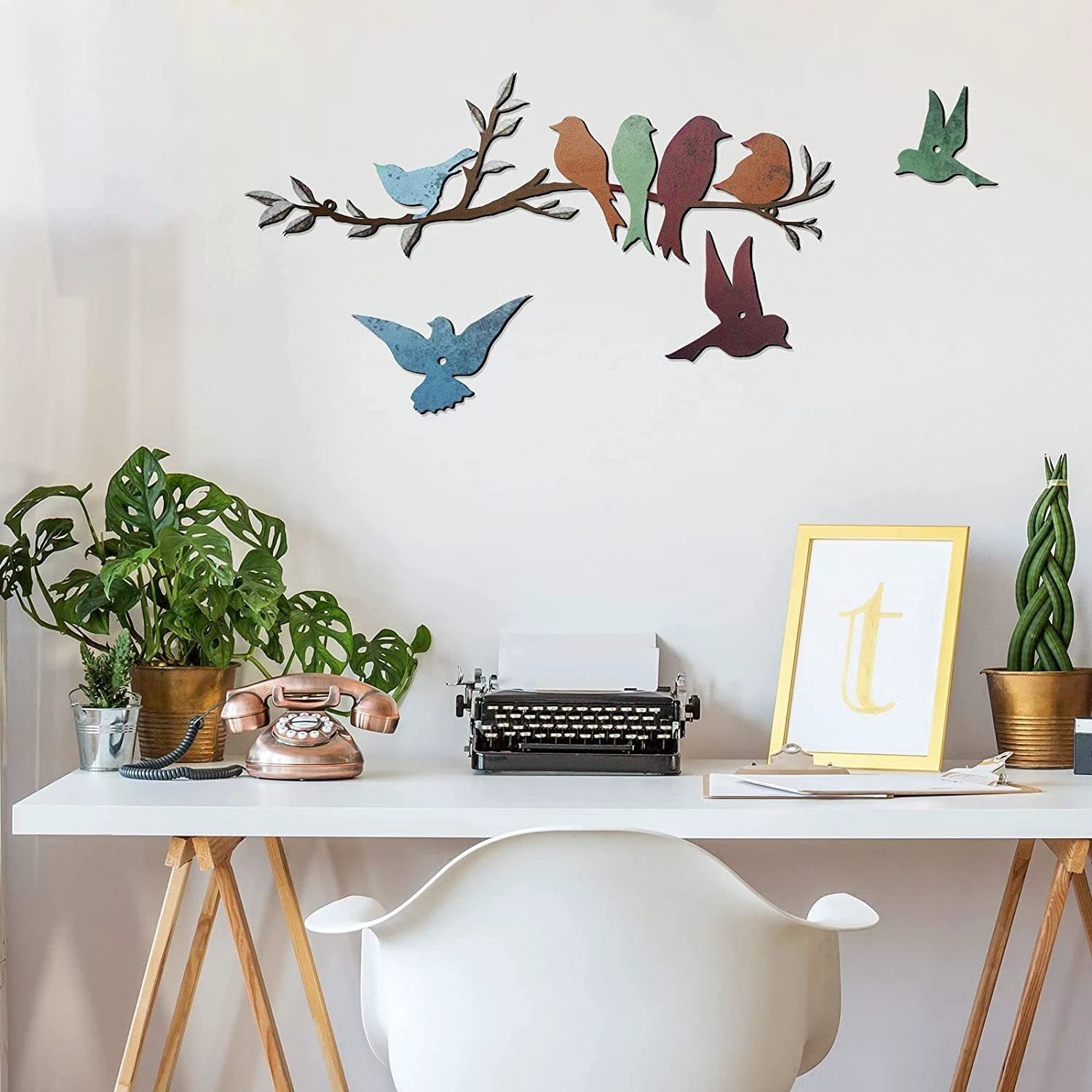Bird Branch Wall Decoration Wall-mounted by GJG Denim
