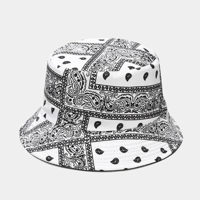 Men's Bandana Printed Bucket Hat by GJG Denim