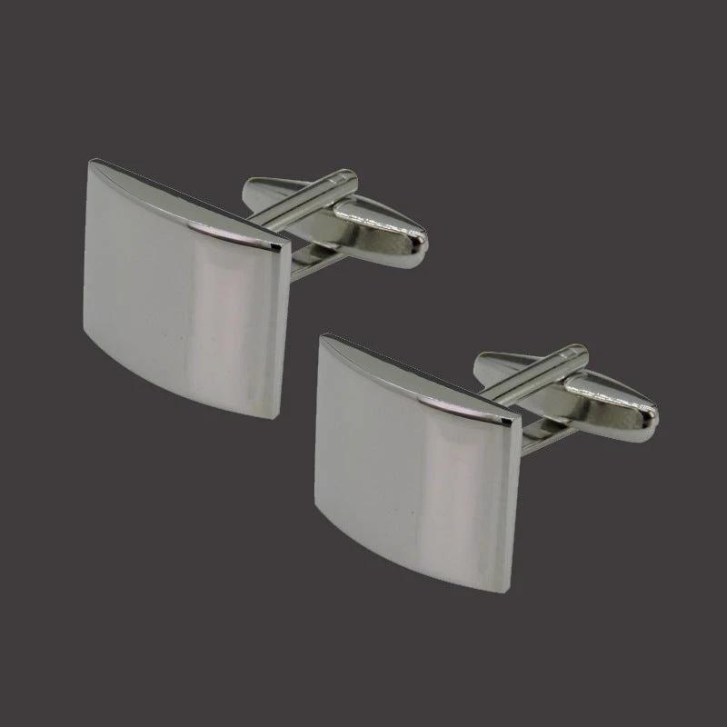 Copper Black Golden And Silver Laser Metal Cufflinks For Men by GJG Denim