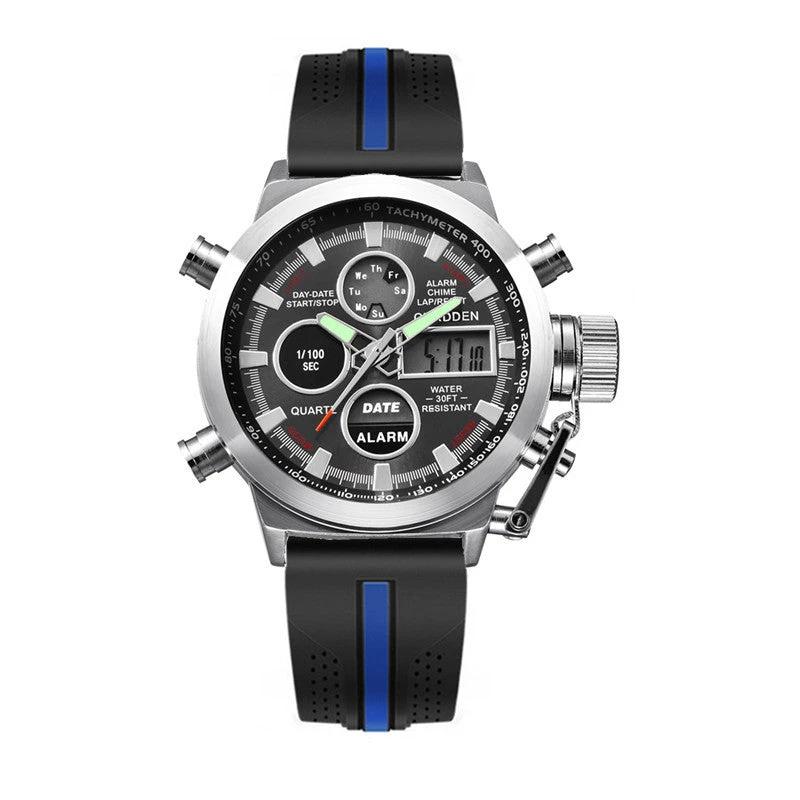 Men's Fashion Belt Multi-functional Watch by GJG Denim