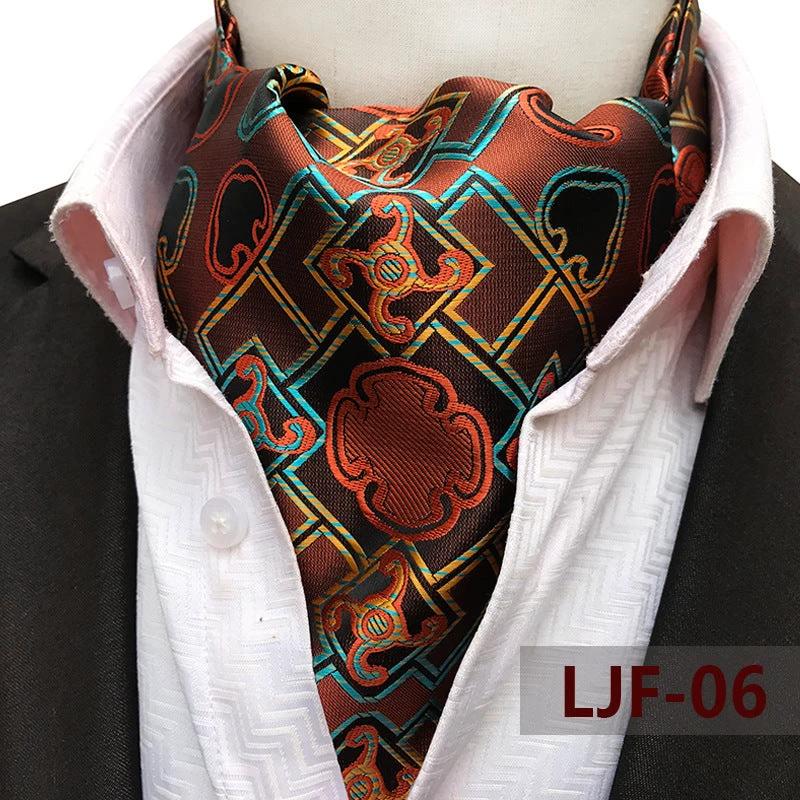 Men's Jacquard Polyester Scarf by GJG Denim