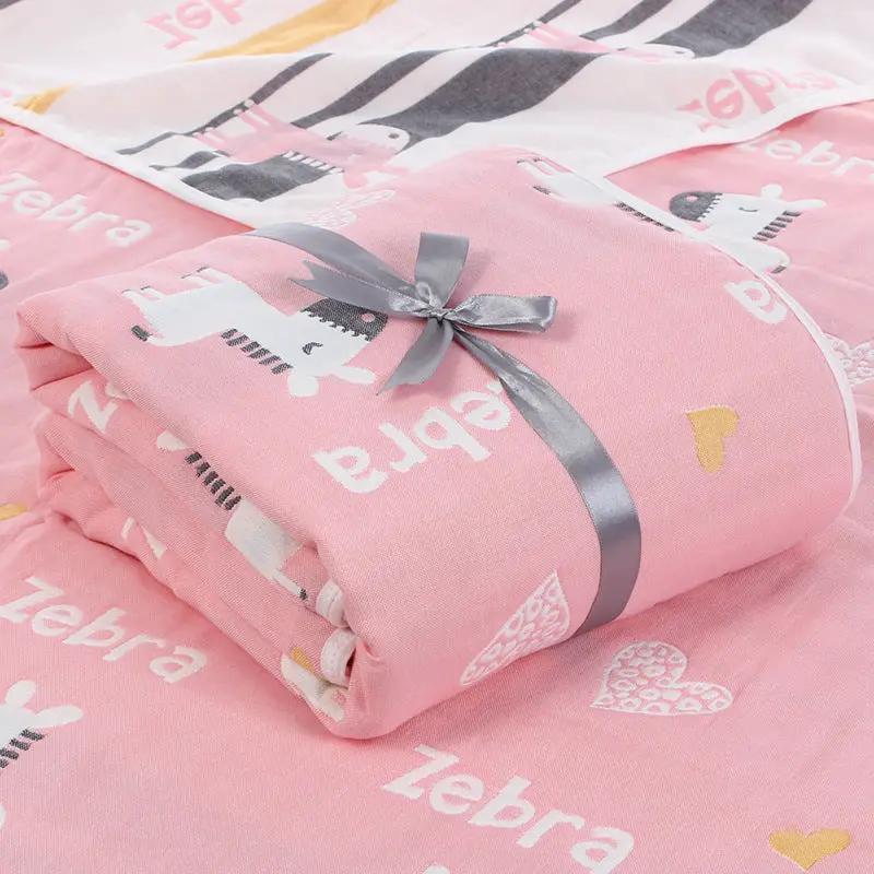 Six-layer Gauze Summer Air Conditioner Quilt Blanket by GJG Denim