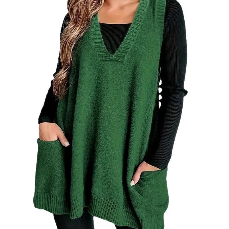 Loose Plus Size Sleeveless Pullover Casual Fashion by GJG Denim