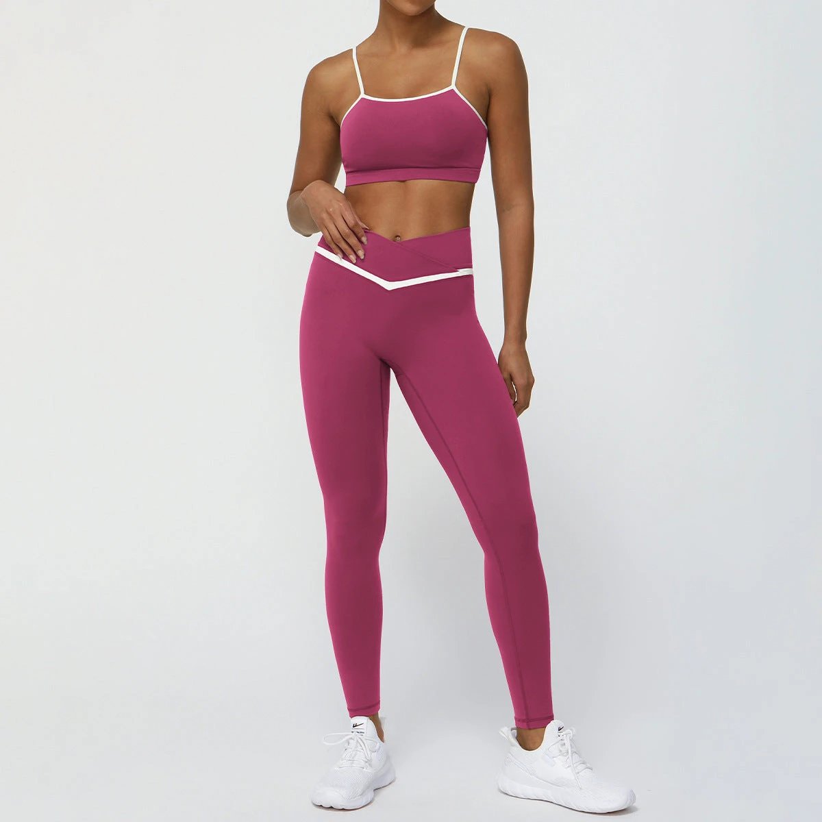 Hip Lifting Sport Casual Workout Clothes Suit by GJG Denim