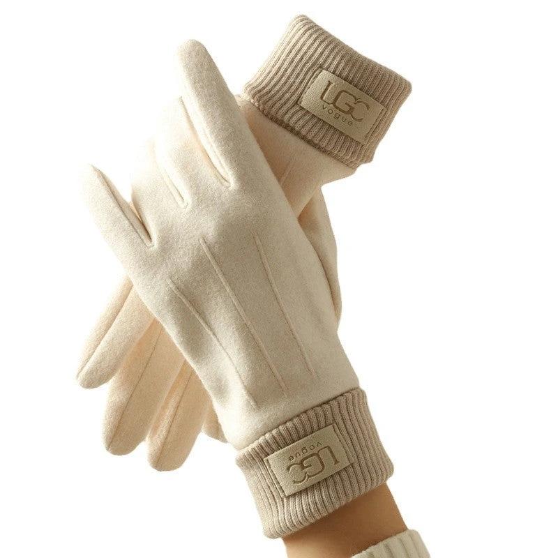 Cashmere-look Men's Winter Thermal Gloves by GJG Denim