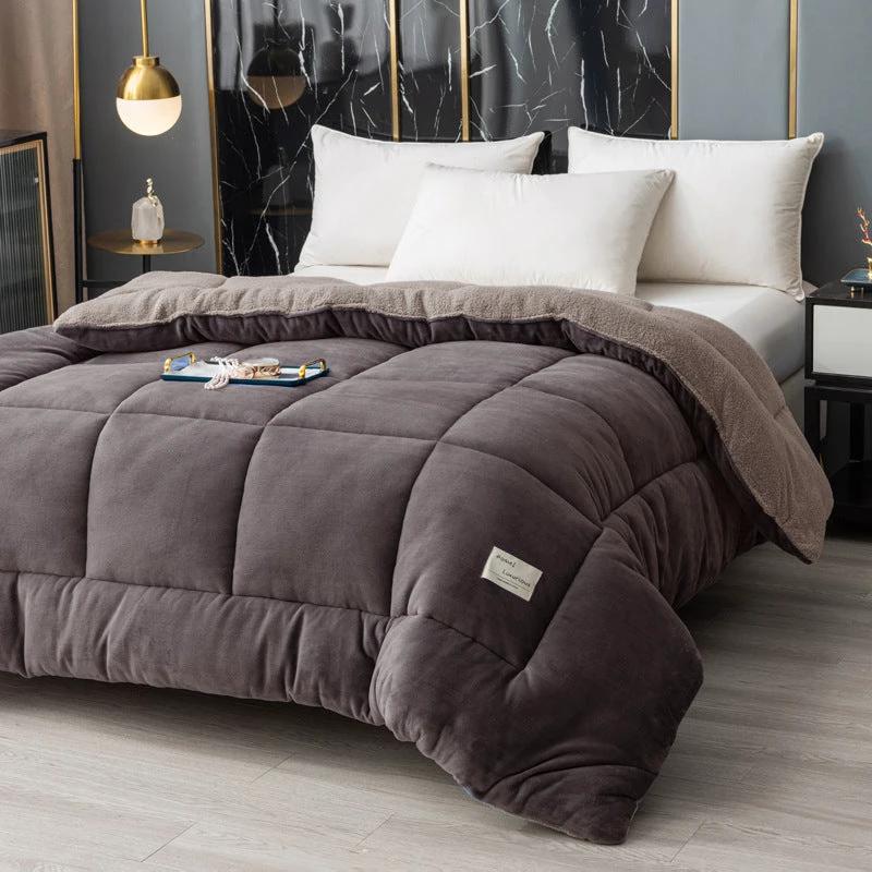 Milk Fiber Lambswool Winter Quilt Quilt Quilt Inner by GJG Denim