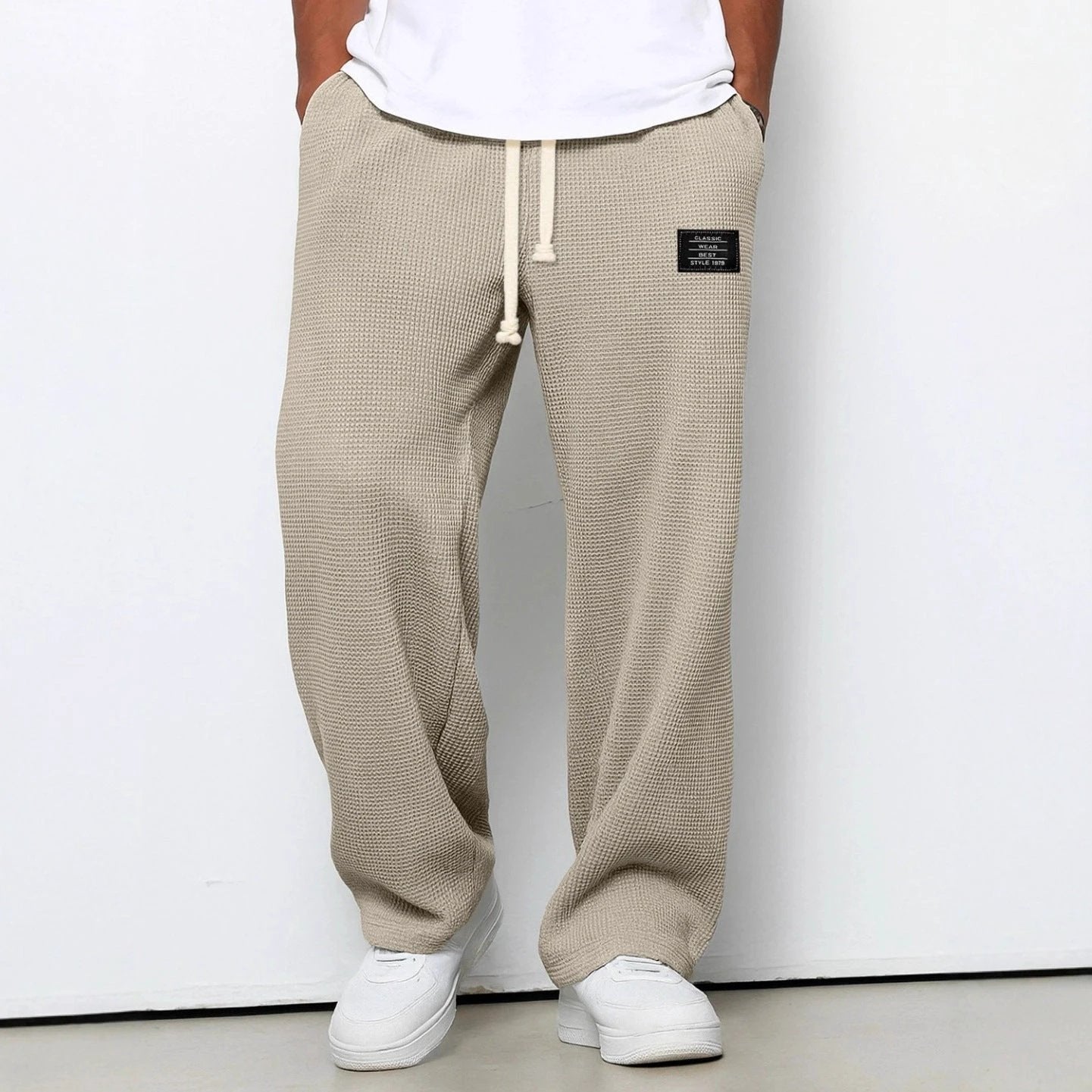 Men's Loose Straight Leg Casual Sweats by GJG Denim
