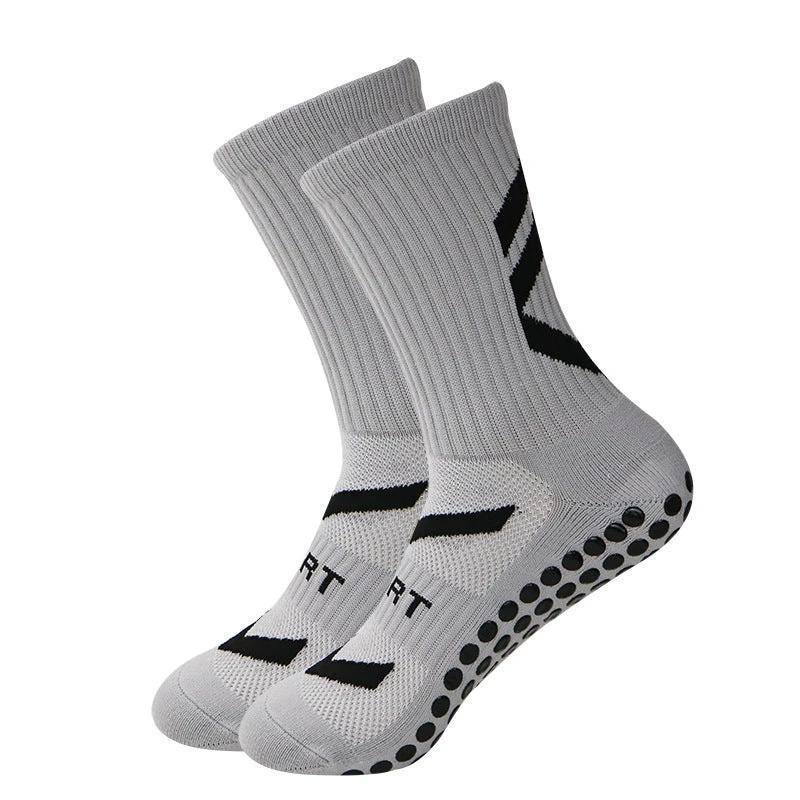 Men's Non-slip Thick Football Shock-absorbing Sports Socks by GJG Denim