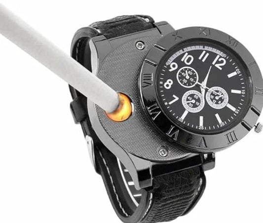 Men's Military USB Lighter Watch by GJG Denim