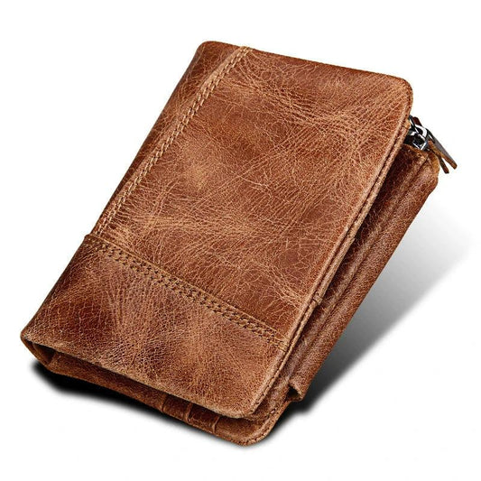 Retro Leather Wallet For Men Multiple Card Slots by GJG Denim