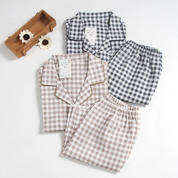 Men's Pajamas Double Gauze by GJG Denim