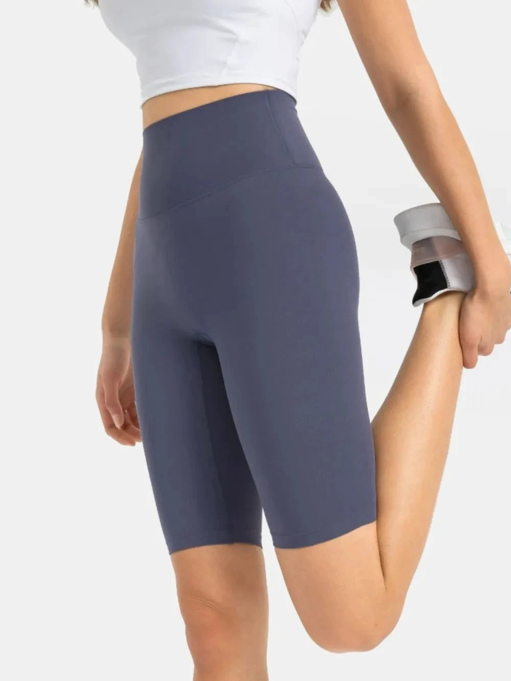 Millennia High Rise Wide Waistband Active Shorts by Lady Ros