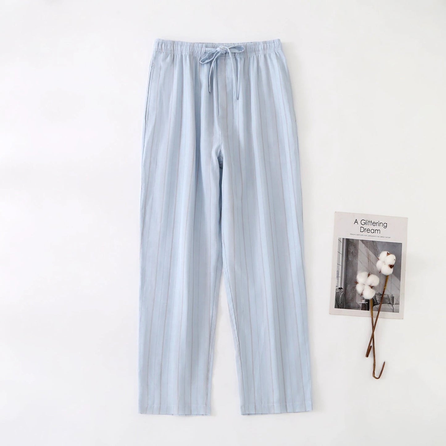 Men's Cotton Pajama Pants by GJG Denim
