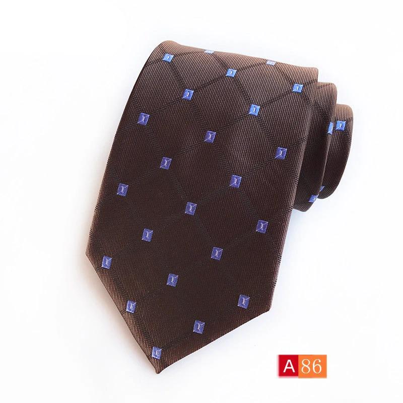 Men's Casual Formal Wear Polyester Jacquard Tie by GJG Denim