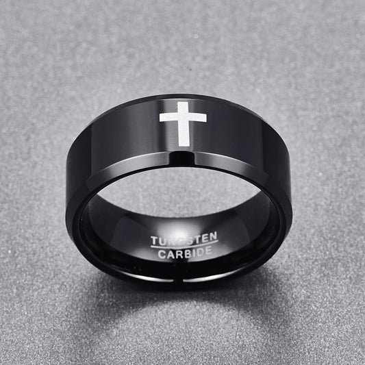 Non-fading Special-interest Design Style Cross Ring by GJG Denim