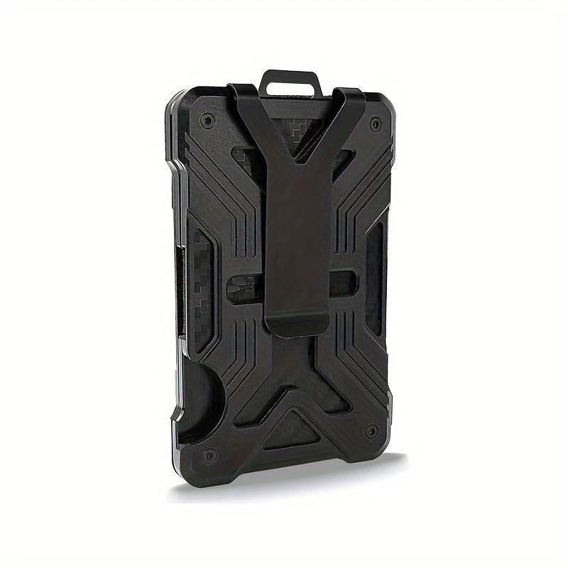 Card Holder Airtag Men's Tracker Case Carbon Fiber Credit Card Clip Wallet by GJG Denim