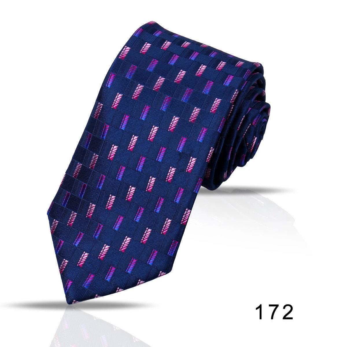 Men's Casual Polyester Jacquard Ties by GJG Denim