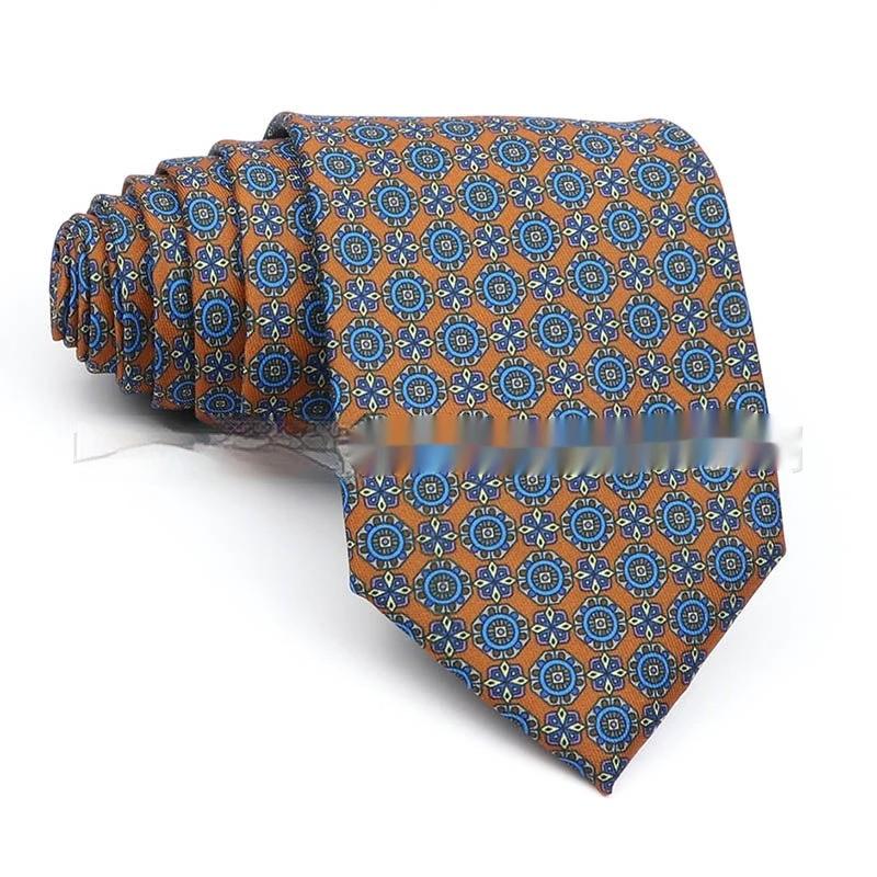 Business Polyester Men's Printed Tie by GJG Denim