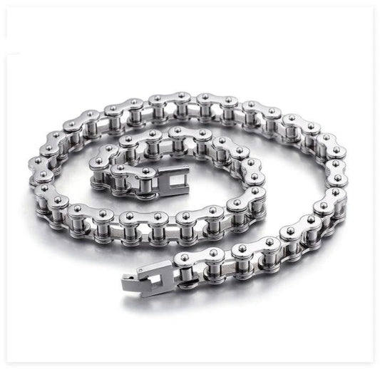 Titanium Steel Bike Chain For Men by GJG Denim