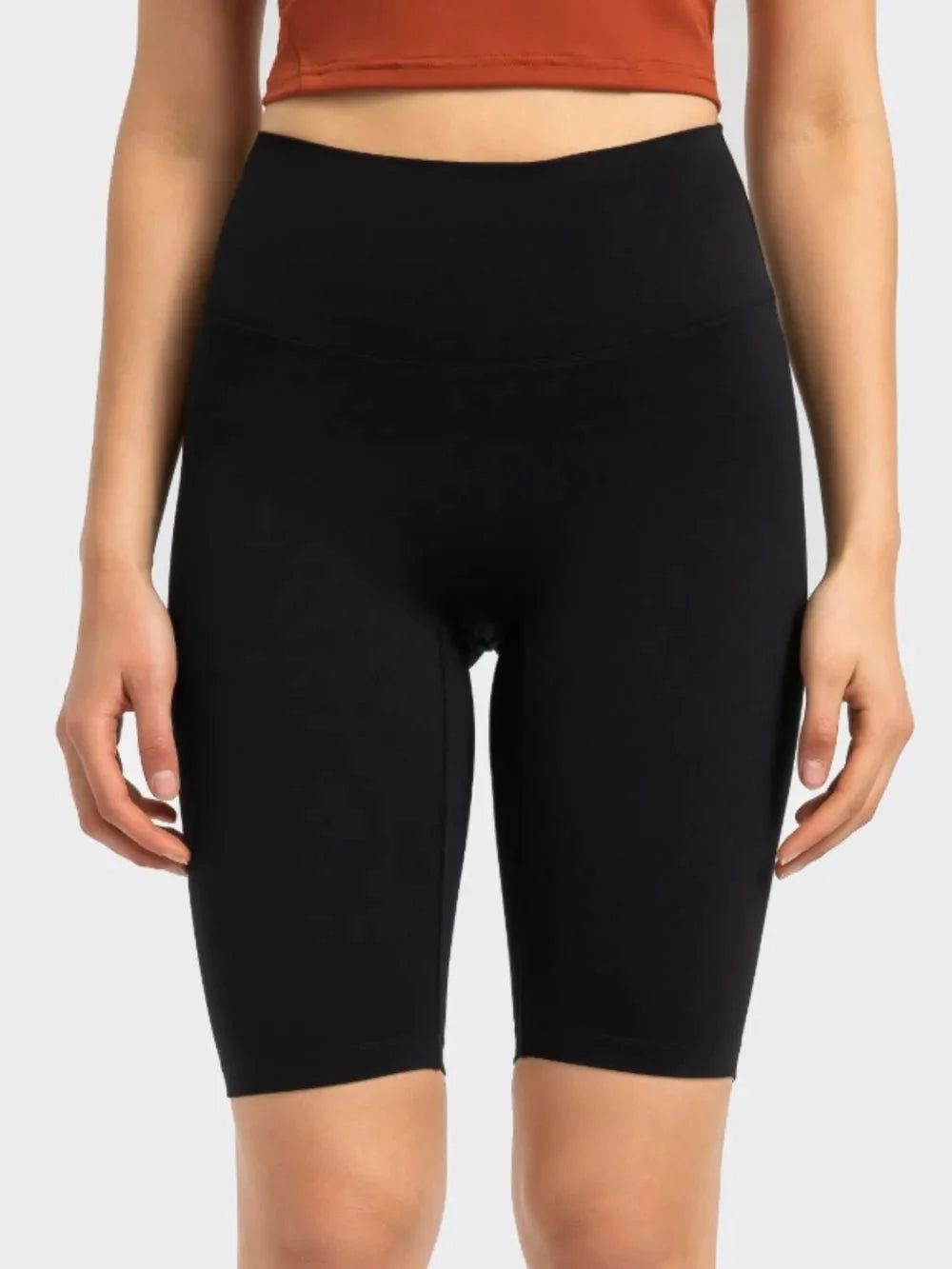 Millennia High Rise Wide Waistband Active Shorts by Lady Ros