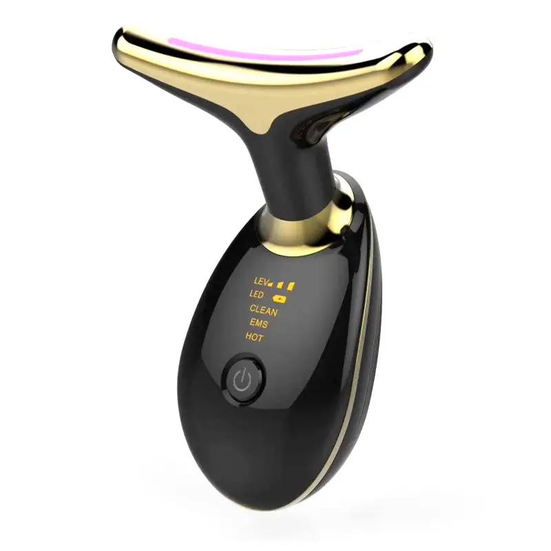 EMS Thermal Neck Lifting And Tighten Massager Electric Microcurrent Wrinkle Remover by GJG Denim