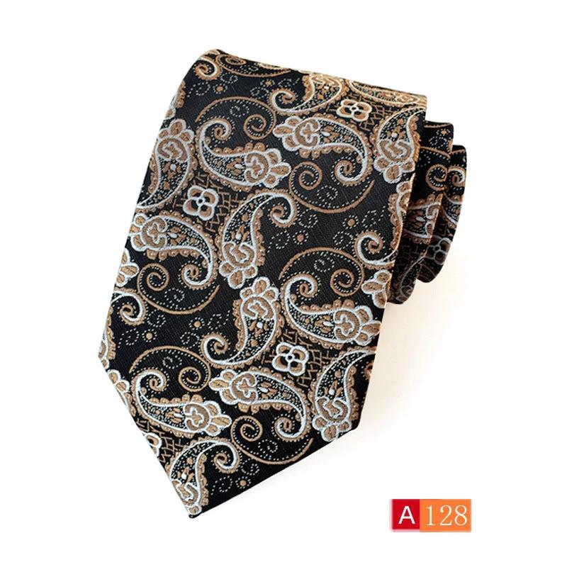 Men's Casual Formal Wear Polyester Jacquard Tie by GJG Denim
