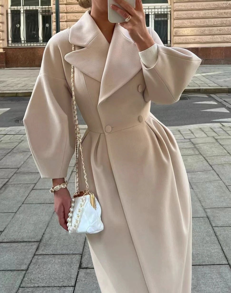 Vintage Court Lantern Sleeves Large Lapel Jacket by GJG Denim