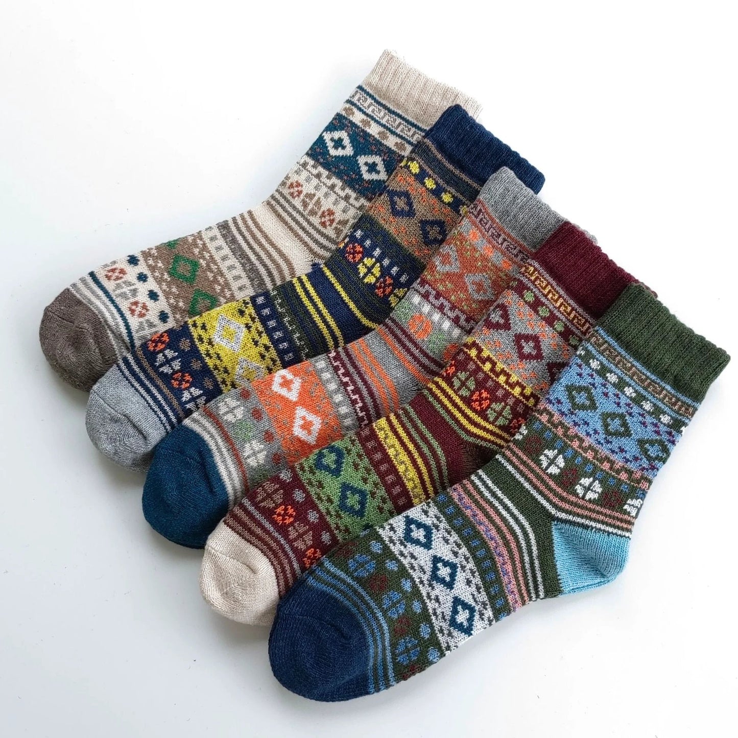 Men's Socks Vintage Style Wool Socks by GJG Denim