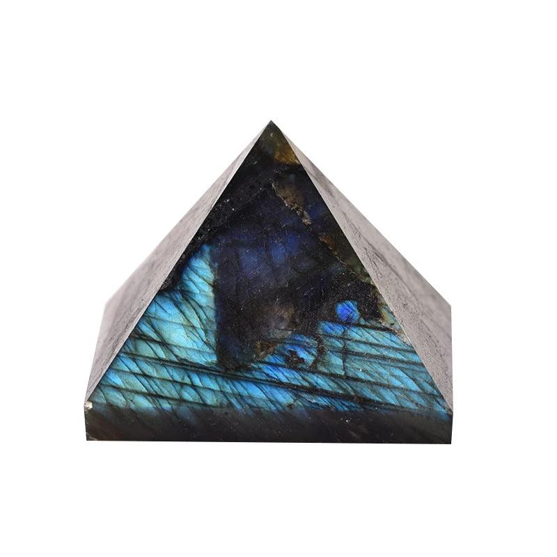 Natural Elongated Moonstone Pyramid Polished Desk Accessories by GJG Denim