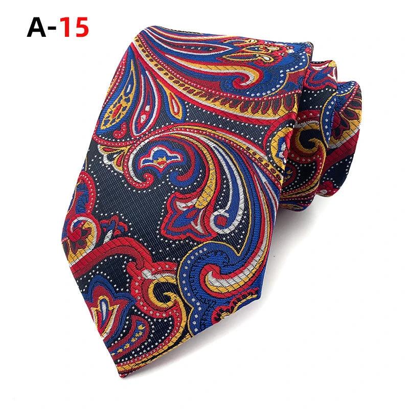 Men's Polyester Jacquard Tie by GJG Denim