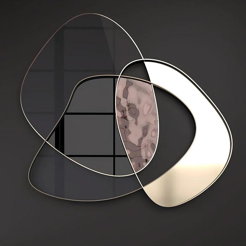 Modern Abstract 3D Metal Wall Art Canvas Painting by GJG Denim