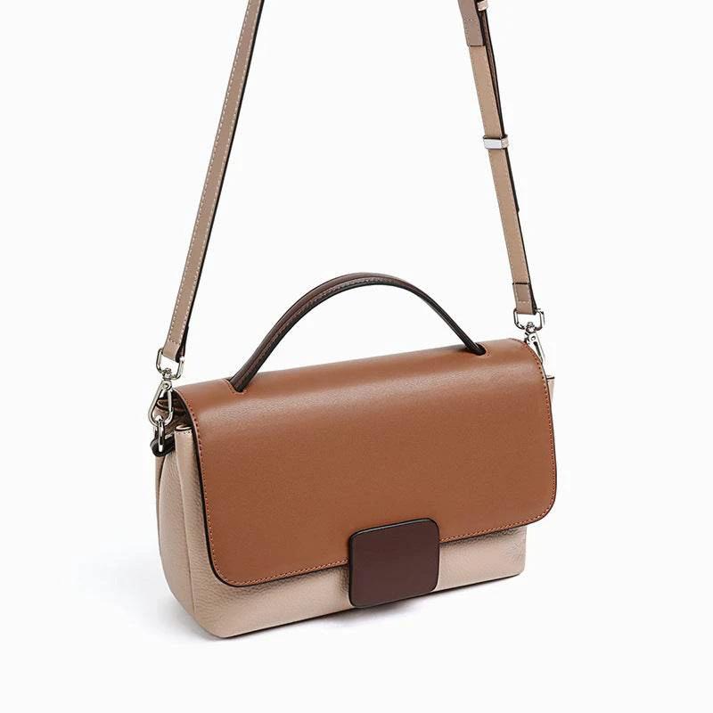 Leather Messenger Women's All-match Shoulder Fashion Handbag by Zara-Craft