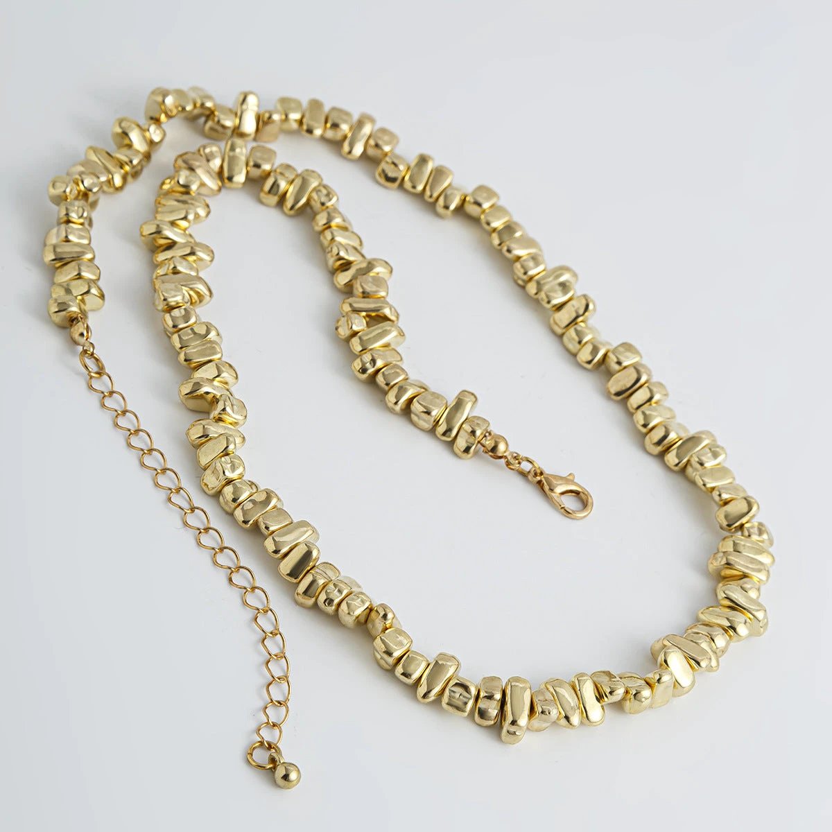Niche Uniquely Shaped Beaded Necklace For Men by GJG Denim