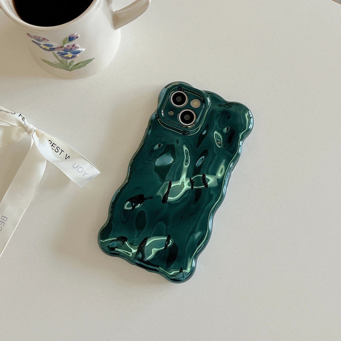 Pure Color Bubble Shell Electroplating Advanced Sense by GJG Denim