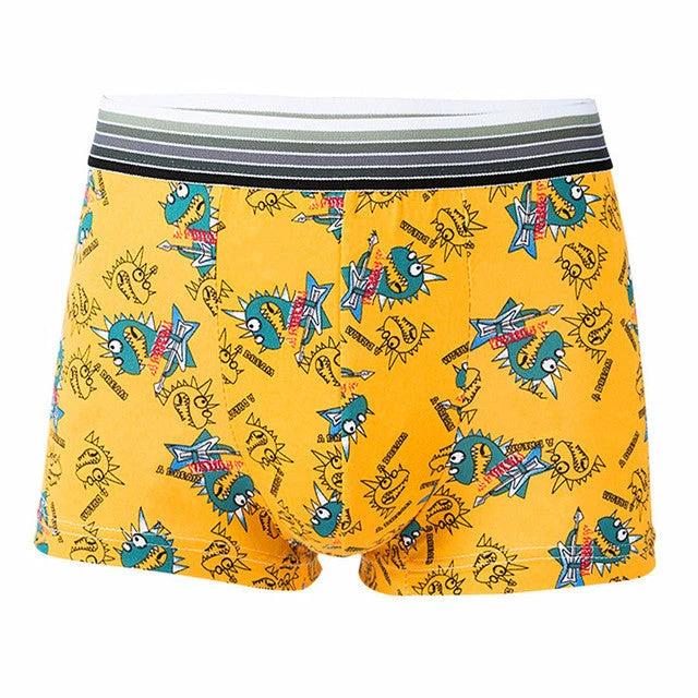 Men's Fashionable Cartoon Underwear by GJG Denim