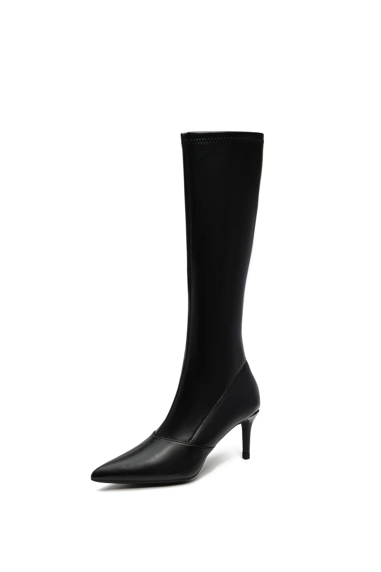 Stiletto Heel Women's High Boots Side Zipper Knight by GJG Denim