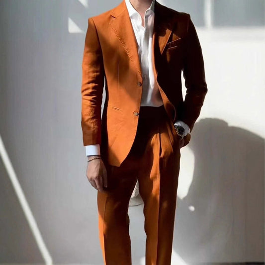 Casual And Lightweight Business Men's Suit by GJG Denim