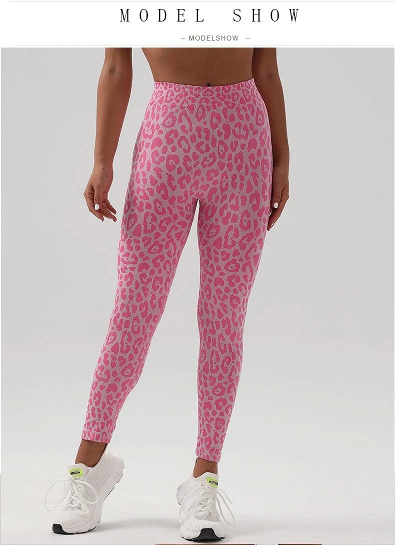 Leopard Print Yoga Pants by GJG Denim
