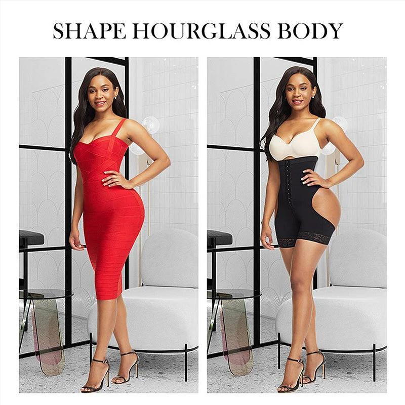 Women Shapewear High Waist Butt Lifter Tummy Control Underwear Workout Waist Trainer Corset by GJG Denim