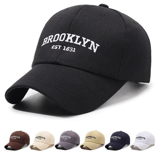 Embroidered Men's Sun-protective Baseball Cap by GJG Denim