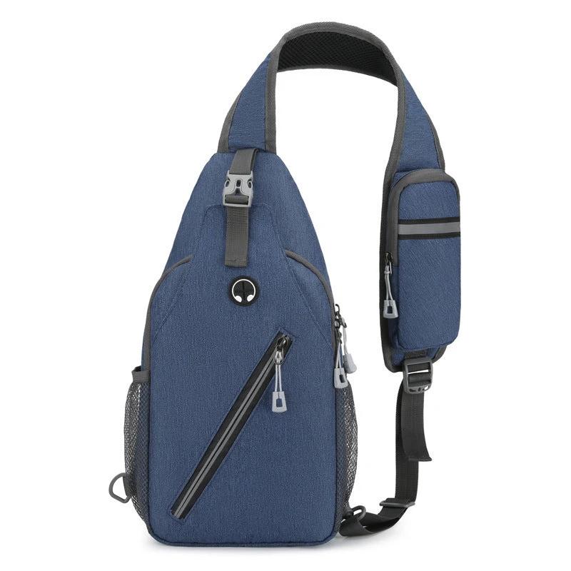 Multifunctional Men's Shoulder Crossbody Bag by GJG Denim
