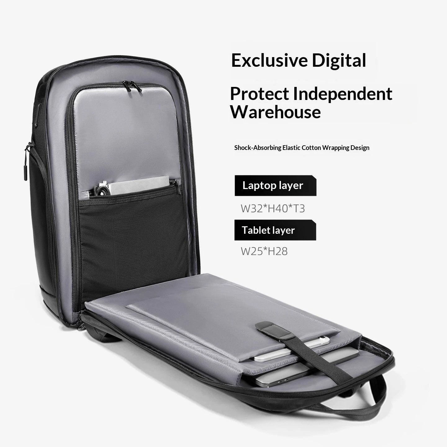 Large-capacity Travel Backpack For Men by GJG Denim