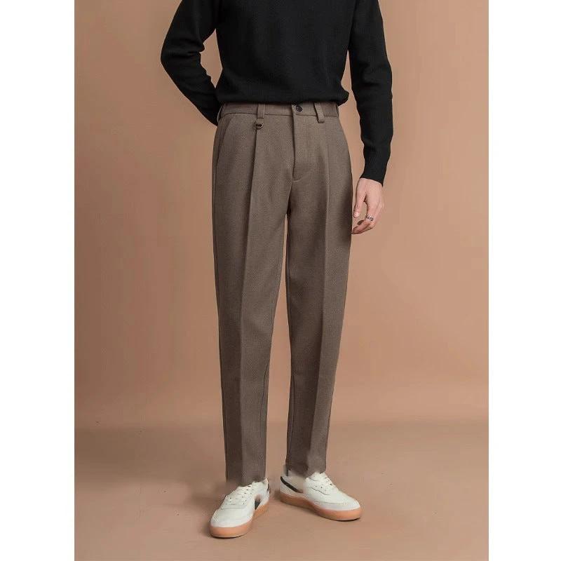 Men's Versatile Business Casual Straight Pants by GJG Denim