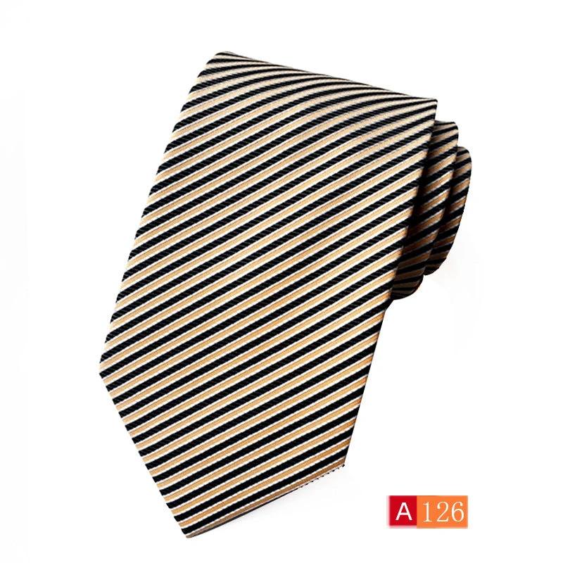Men's Casual Formal Wear Polyester Jacquard Tie by GJG Denim