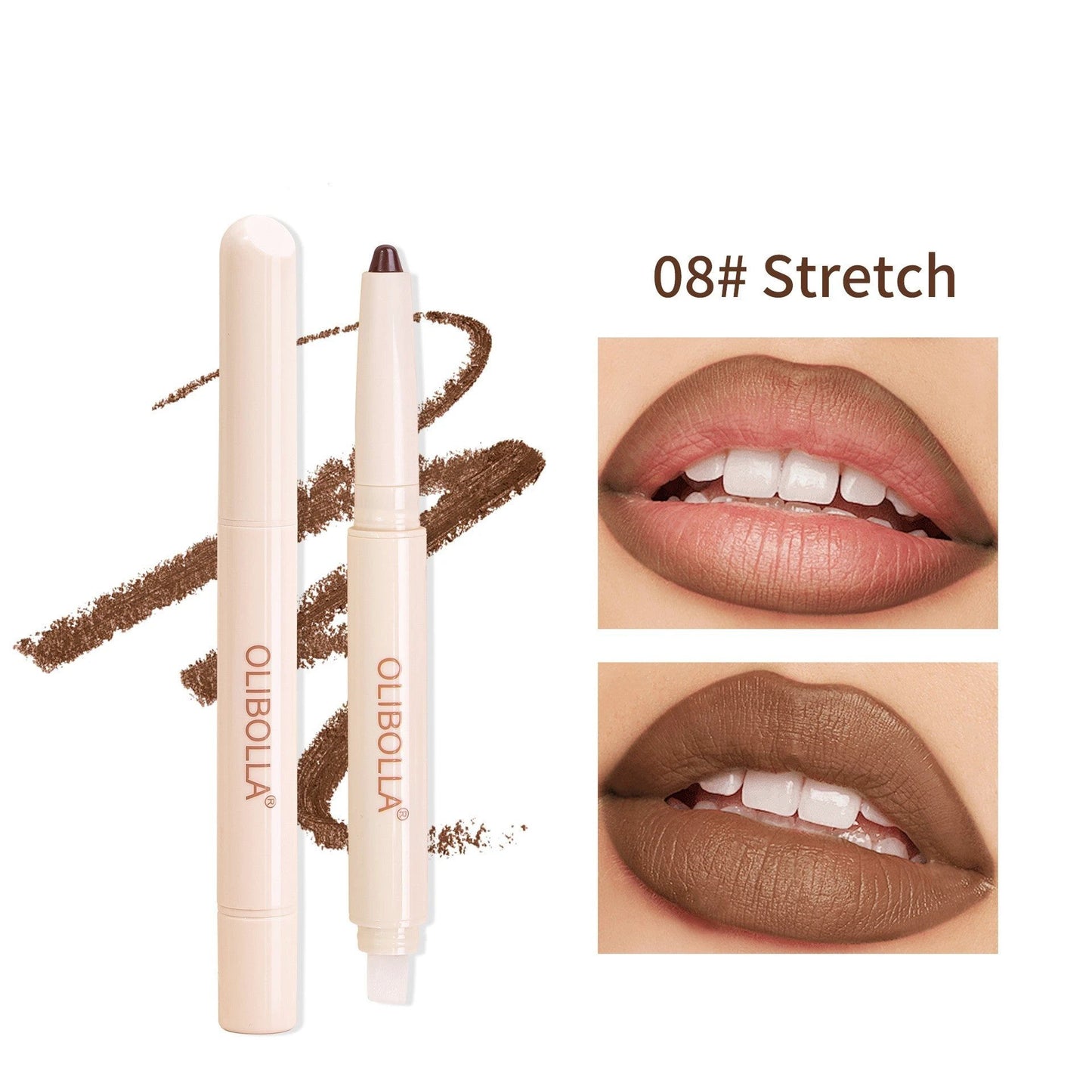 Eight-color Double-headed Lip Liner Matte Long-lasting by GJG Denim