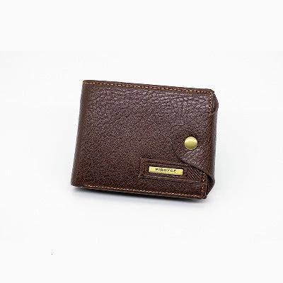 Short Horizontal Wallet Multifunctional PU Leather Wallet For Men by GJG Denim
