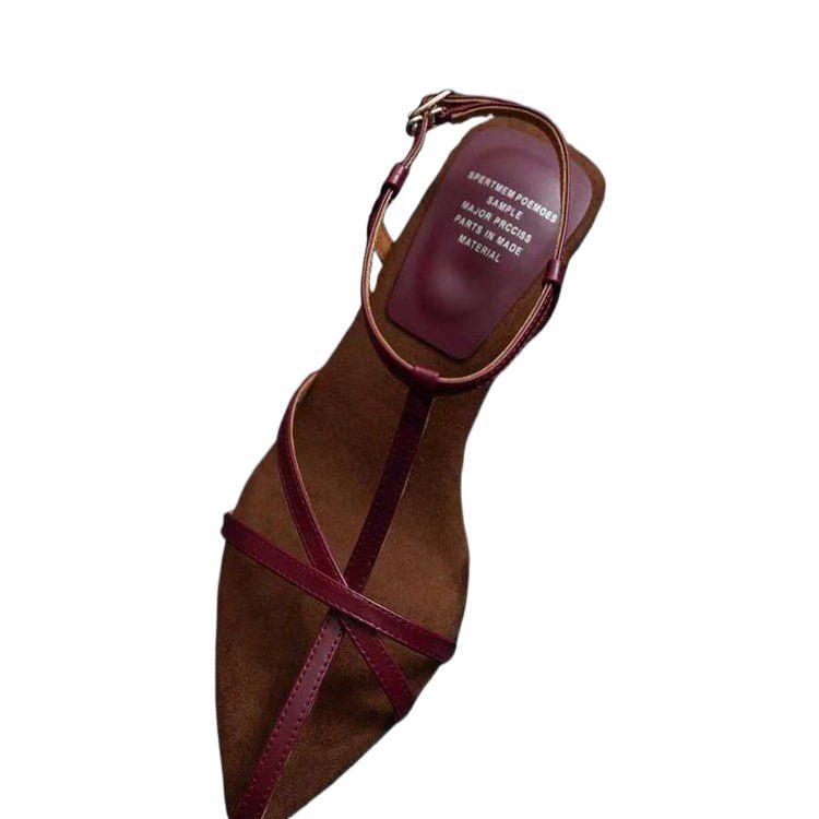 Gold Wedge Women's Summer Thin Strap Profiled Heel High Heels by GJG Denim