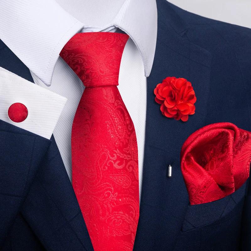 Men's Tie and Pocket Square Combo by GJG Denim